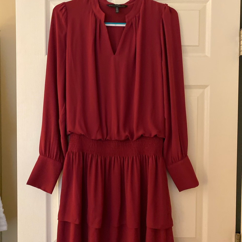 WHBM MAROON DRESS